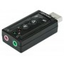 Placa sunet USB 2.0 Hi-Speed virtual 3D 7.1 cu volume control [151429]